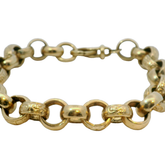 10" Pre-owned 9CT Belcher Bracelet (59.08g)